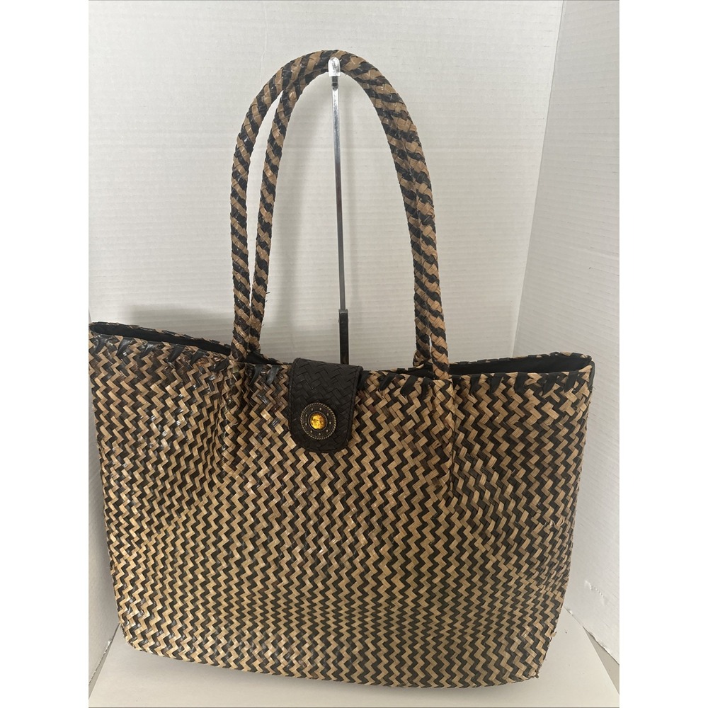Sun N Sand Large Straw Woven Tote